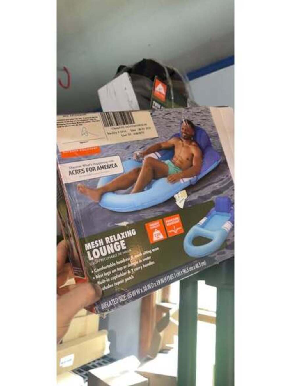 Outdoor Equipment Mesh Relaxing Lounge Inflatable Float